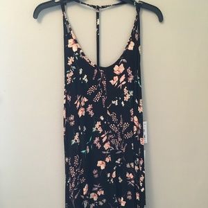 Flowy Black Floral Dress